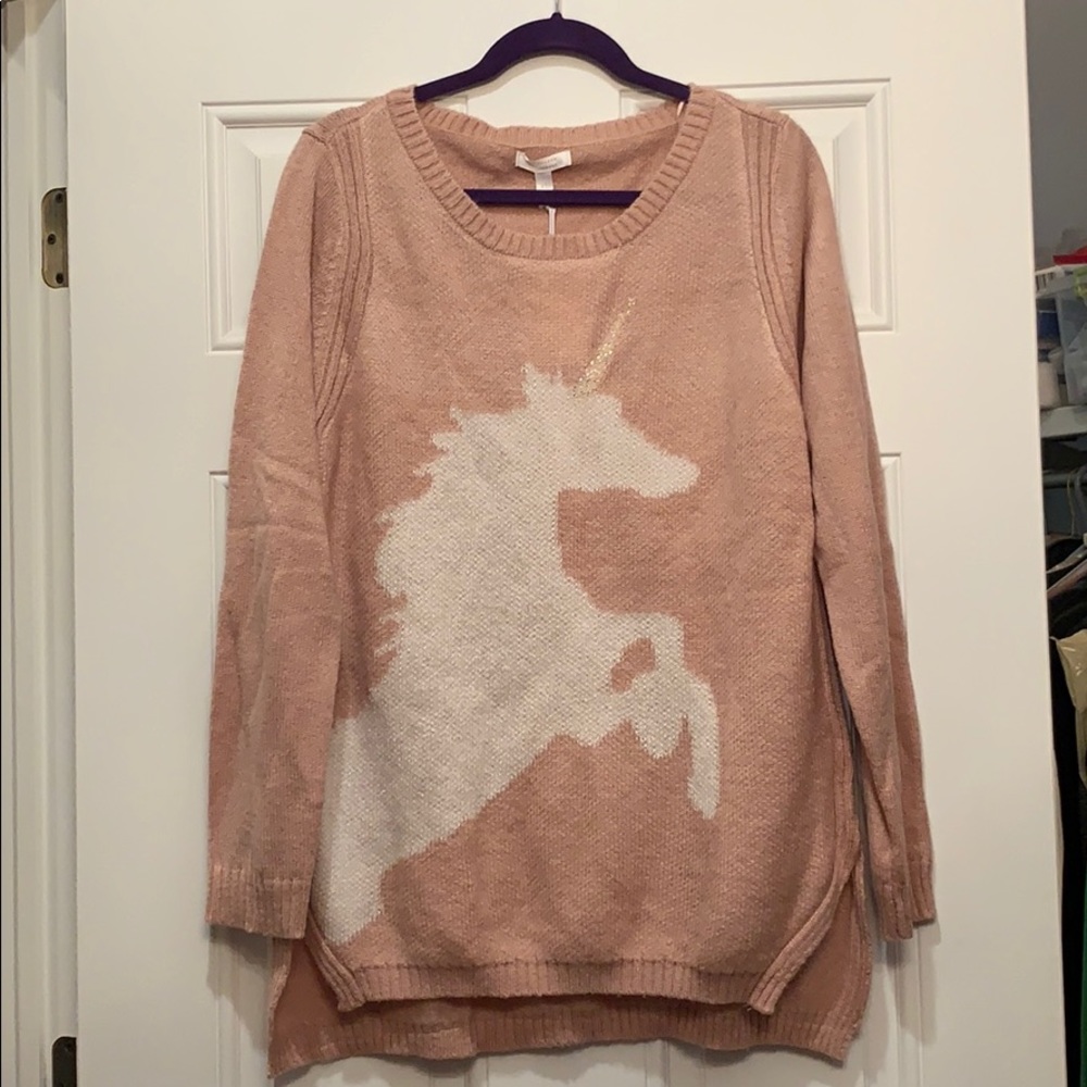 Blush Unicorn Sweater